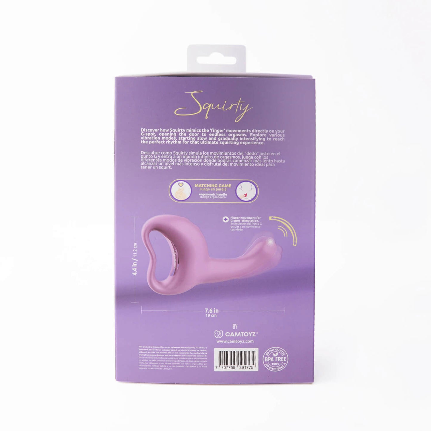Squirty Vibrator and Stimulator - Purple