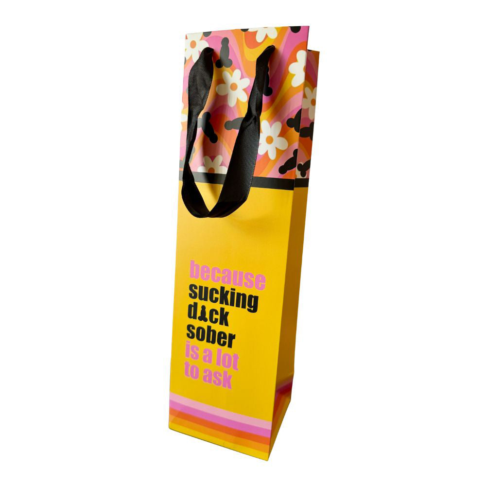 Sucking Dick Sober Wine Gift Bag KG-BW3002