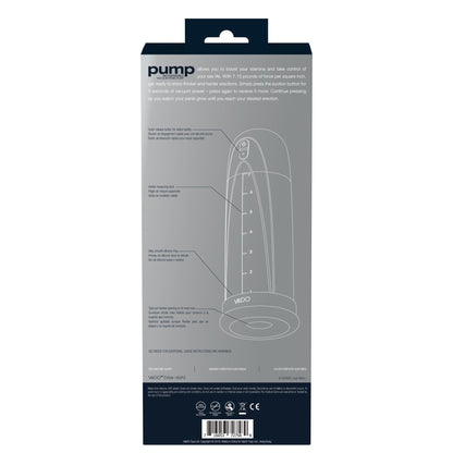 Pump Rechargeable Vacuum Penis - Just Black