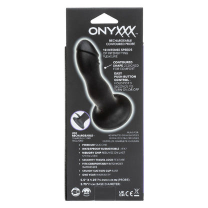 Onyxxx Rechargeable Contoured Probe - Black