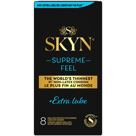 Skyn Supreme Feel Extra Lube Condoms 8pk PM0227