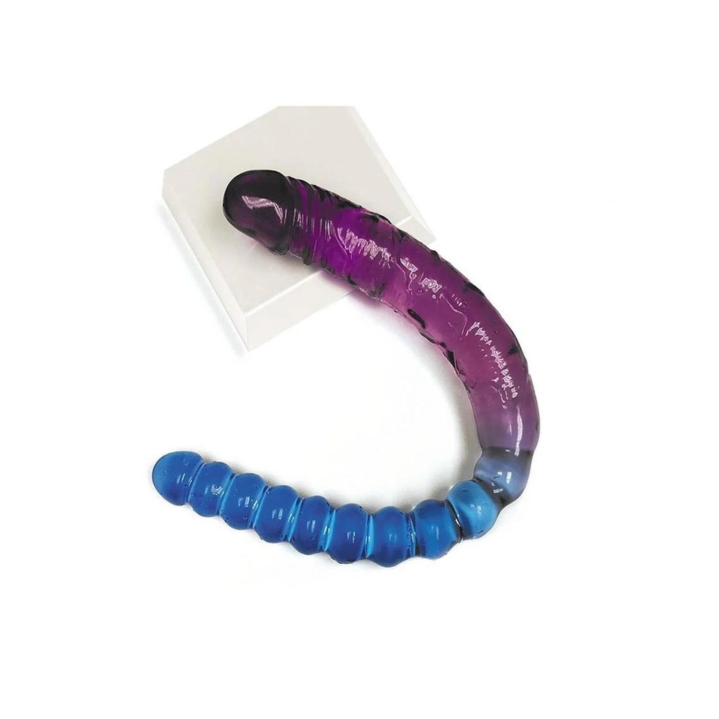 Shade - 17 Inch Double Dong - Violet and Blue IC1307