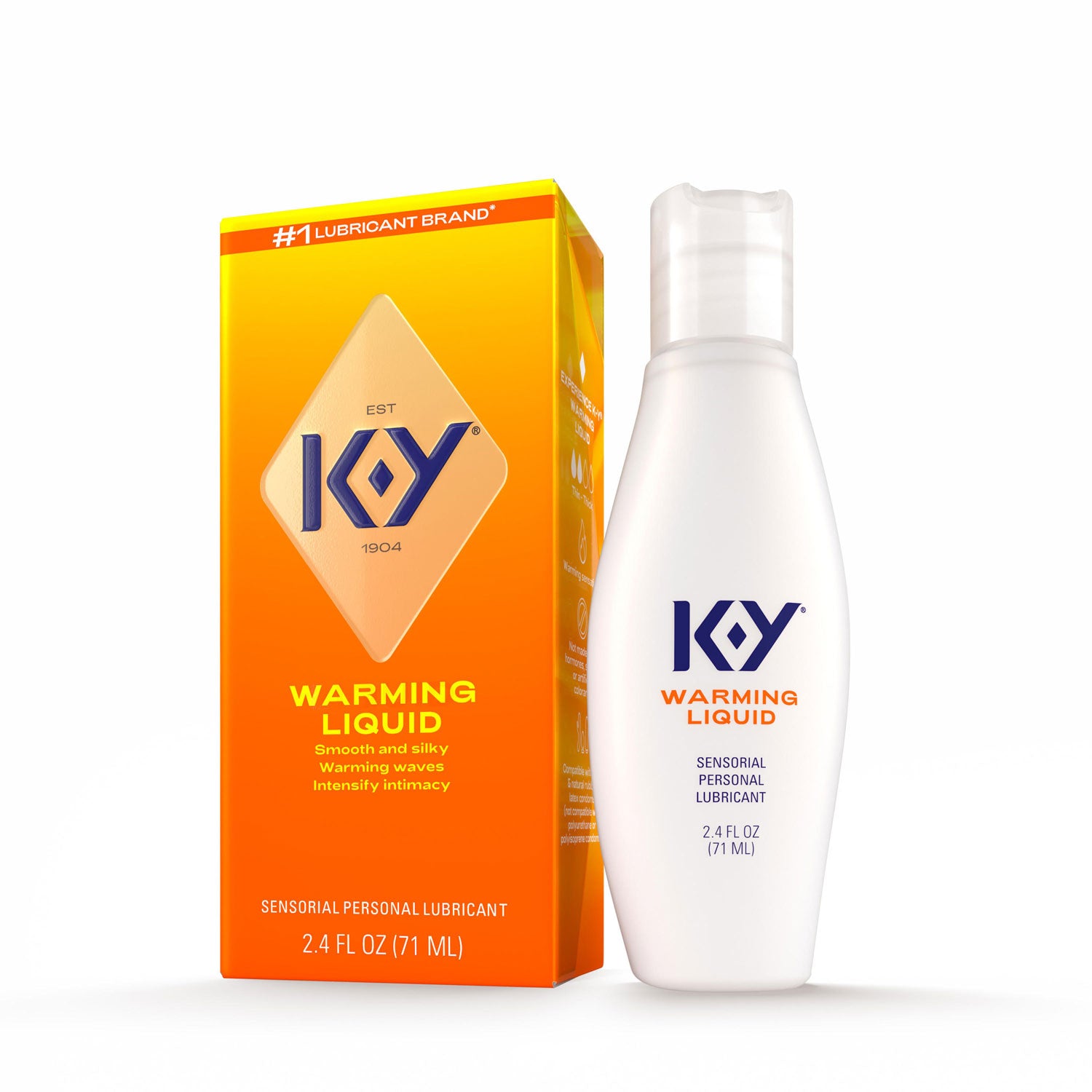 K-Y Warming Liquid 2.5 Oz Bottle