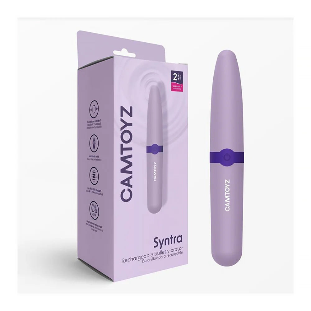 Syntra Camtoyz Rechargeable Bullet Vibrator - Purple CT-JVB-1141S