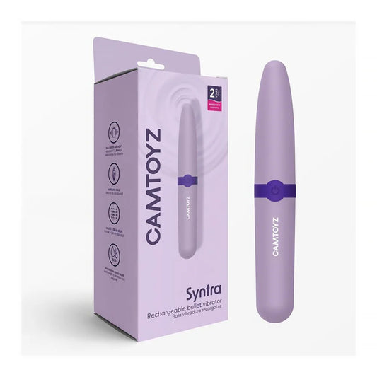Syntra Camtoyz Rechargeable Bullet Vibrator - Purple CT-JVB-1141S