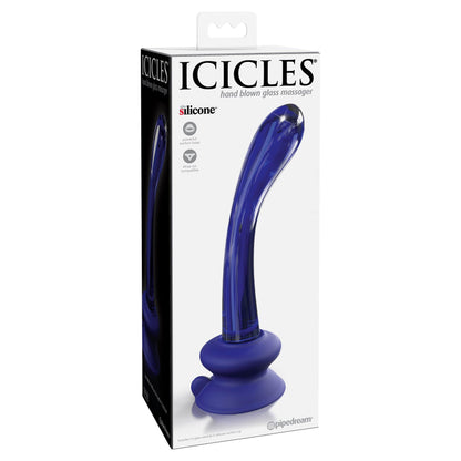 Icicles No. 89 - With Silicone Suction Cup - Blue