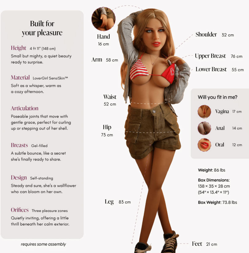 Lover Doll Emma Vanilla 4ft 11"