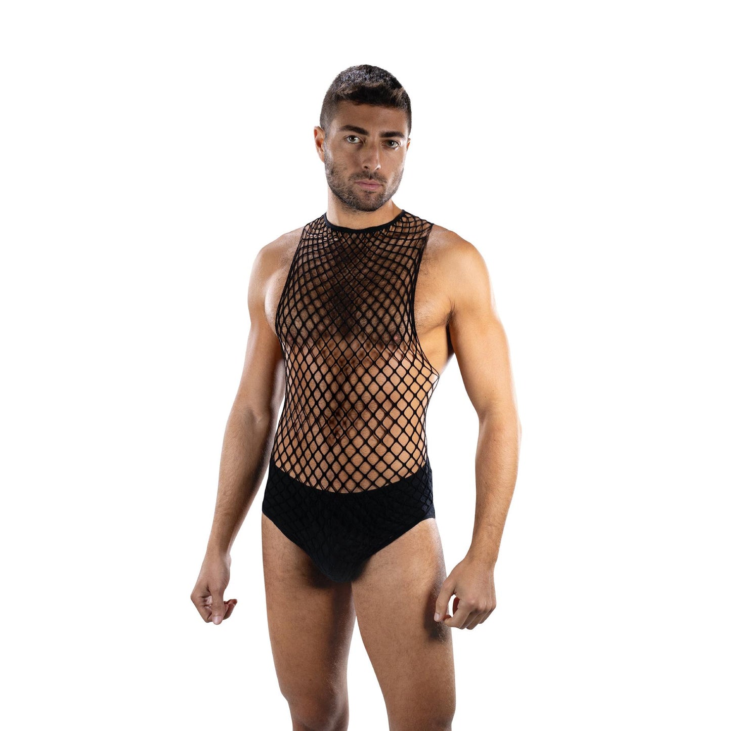 Envy Full Effect Fishnet 2 Piece Set Os - Black EV-BLE331BKOS