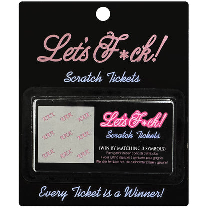 Lets Fuck Scratch Tickets KG-BGR142