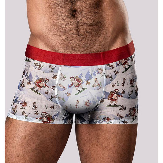 Christmas Trunks Seamless Sheer Short - Large