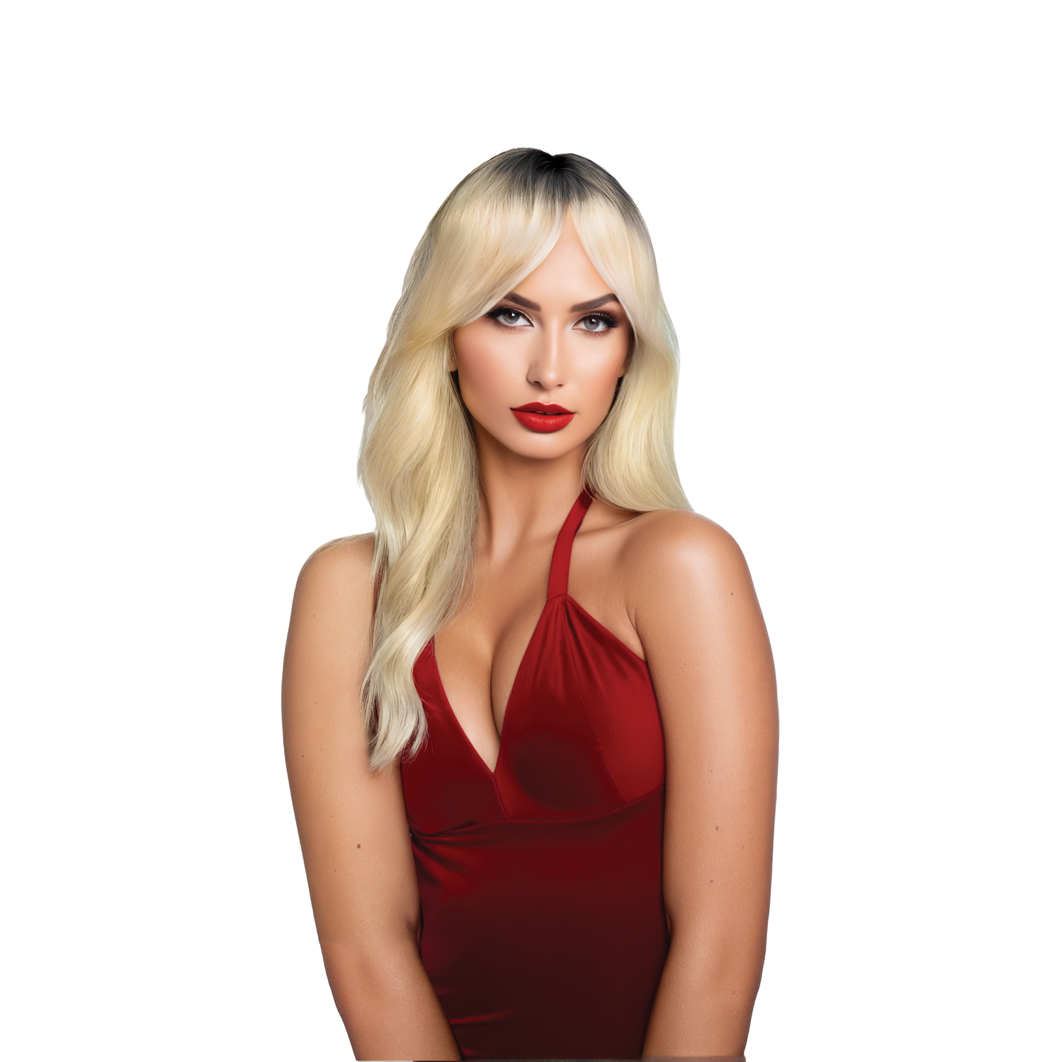 Margot Premium Stylable Wig - Blonde / Black X-PW8064