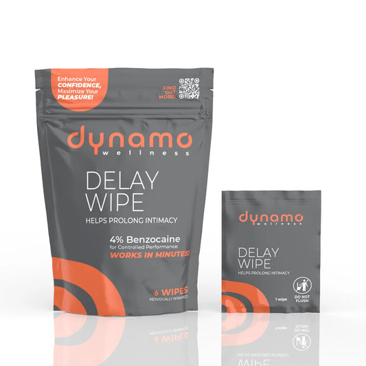 Dynamo Wellness Delay Wipe 4% - 6 Pack SO-DWDW04-6