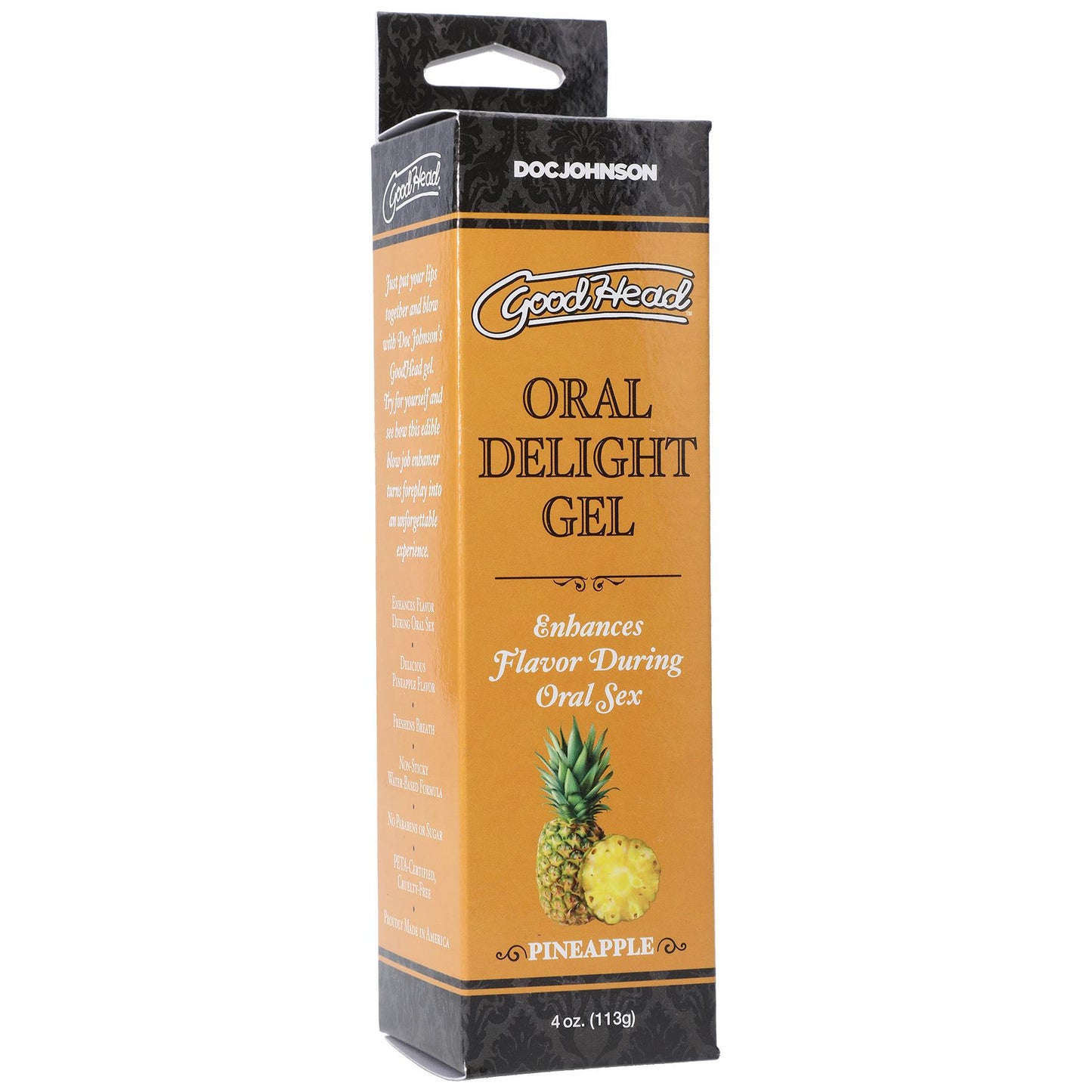 \"Goodhead - Oral Delight Gel - Pineapple - 4 Oz. DJ1361-10-BX\"