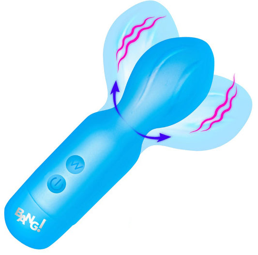 18x Vibrating Silicone Mini Wand - Blue BNG-AH883-BL