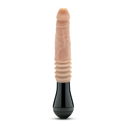 Dr. Skin Silicone - Dr. Knight - Thrusting Gyrating Vibrating Dildo - Beige BL-52213
