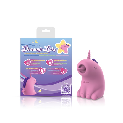 Dreamii Licks Licking Unicorn Stimulator - Mystical Pink