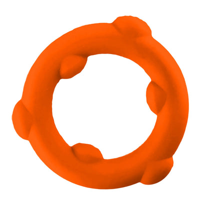 Spinner Single Silicone Ring - Orange Silicone OX-3202-ORG