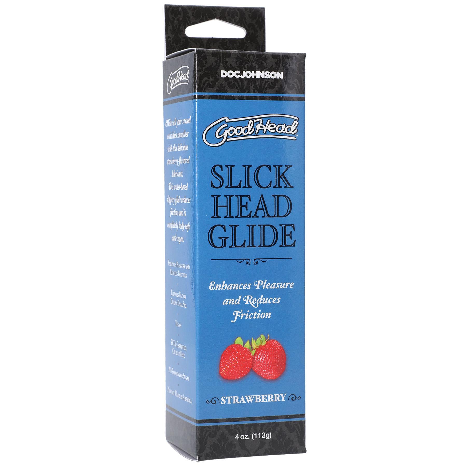\"Goodhead - Slick Head Glide - Strawberry - 4 Oz. DJ1361-03-BX\"