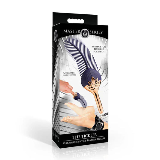 The Tickler Vibrating Silicone Feather Tickler