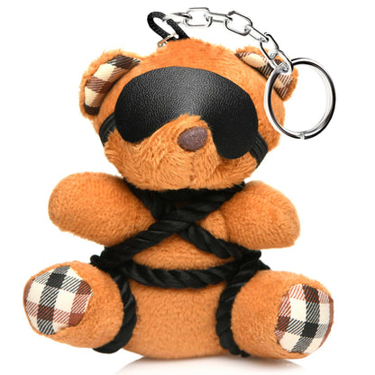 \"Rope Teddy Bear Keychain MS-AH121\"