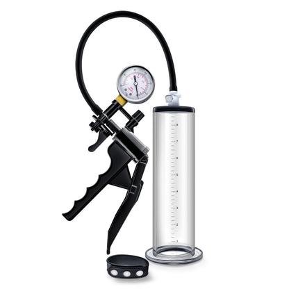 \"Performance - Vx8 Premium Penis Pump System With Silicone Cock Strap - Clear BL-06101\"
