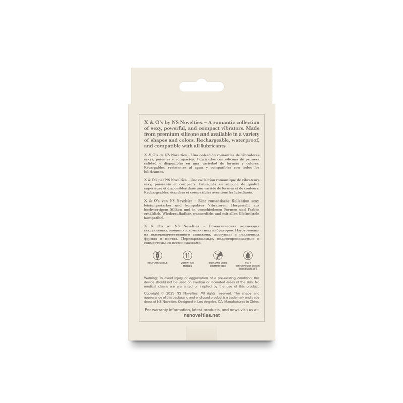 X and o's Embrace - Rose