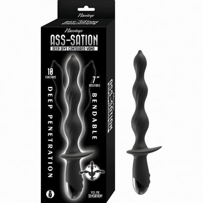 Ass-Sation Deep Dive Contoured Wand - Black
