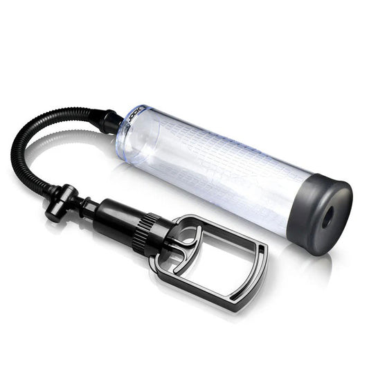 Amp Up Penis Pump With Pull Rod - Clear JOCK-CN1031