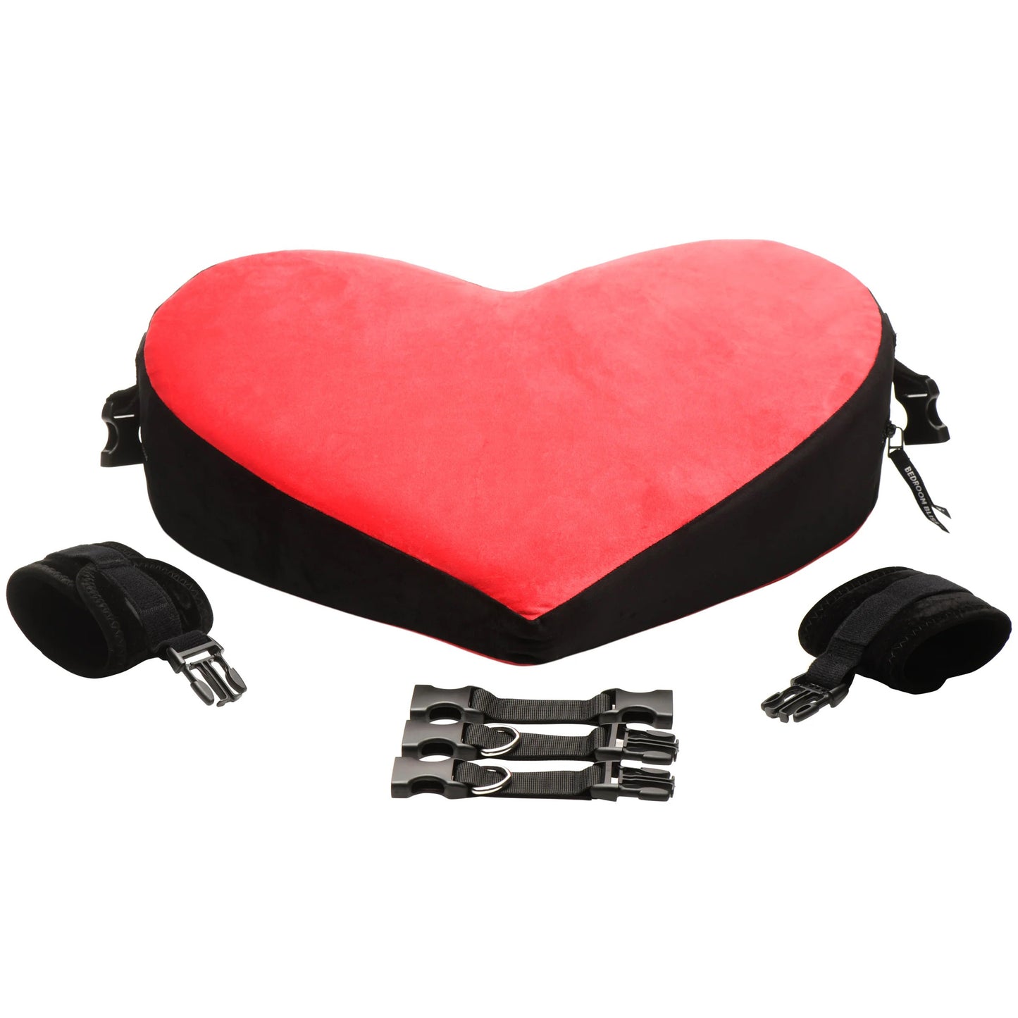 \"Bondage Love Pillow - Black/red BB-AH365\"
