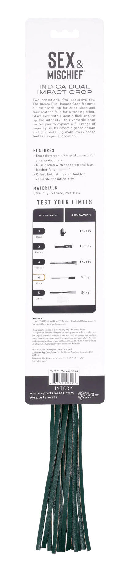 Indica Dual Impact Crop - Green