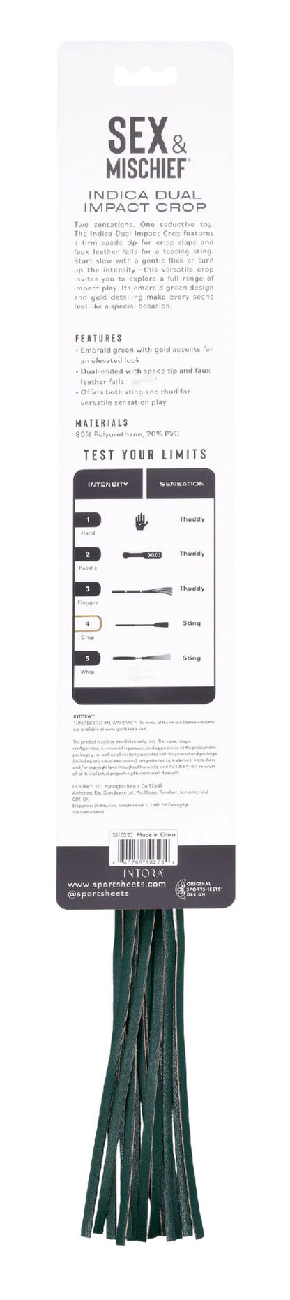Indica Dual Impact Crop - Green