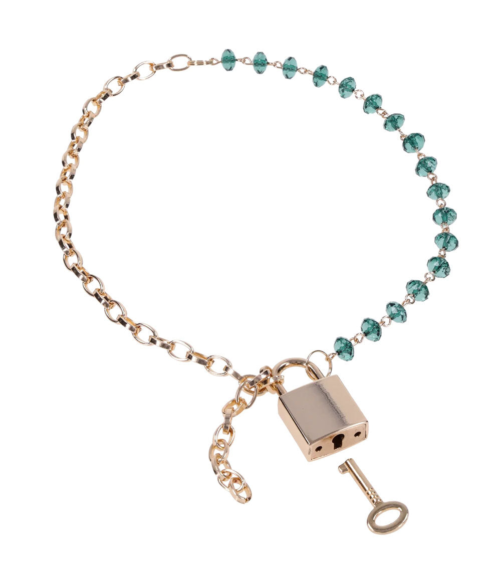 Indica Crystal Day Collar - Green SS10222