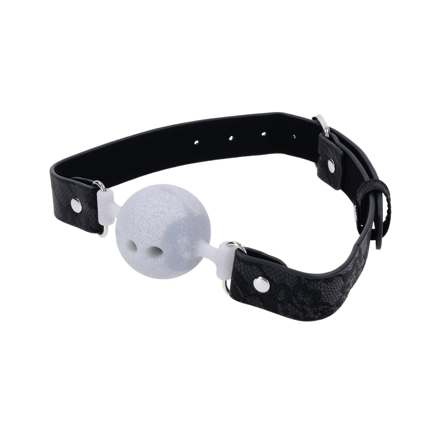 Lace Silicone Breathable Ball Gag SS10112