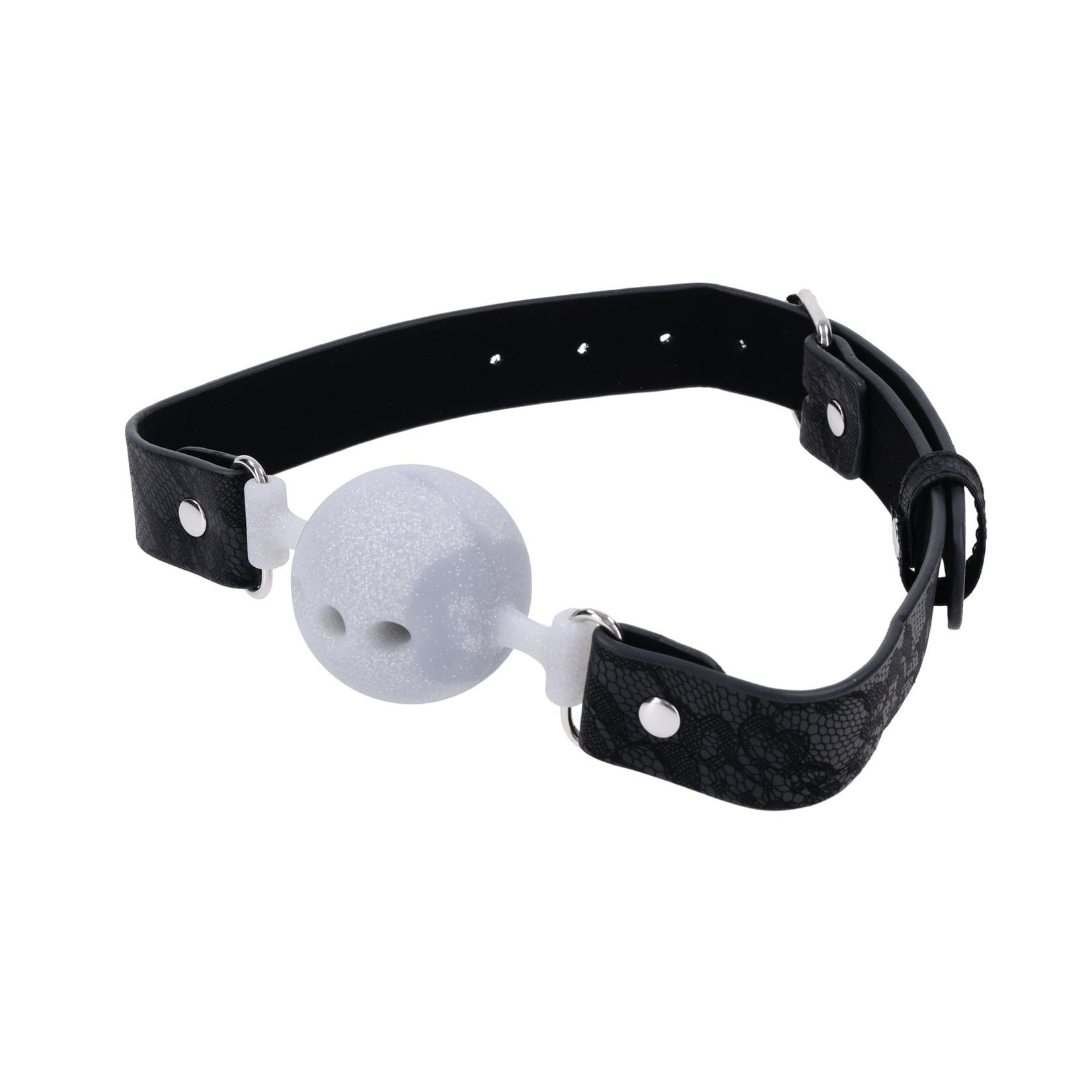 Lace Silicone Breathable Ball Gag SS10112
