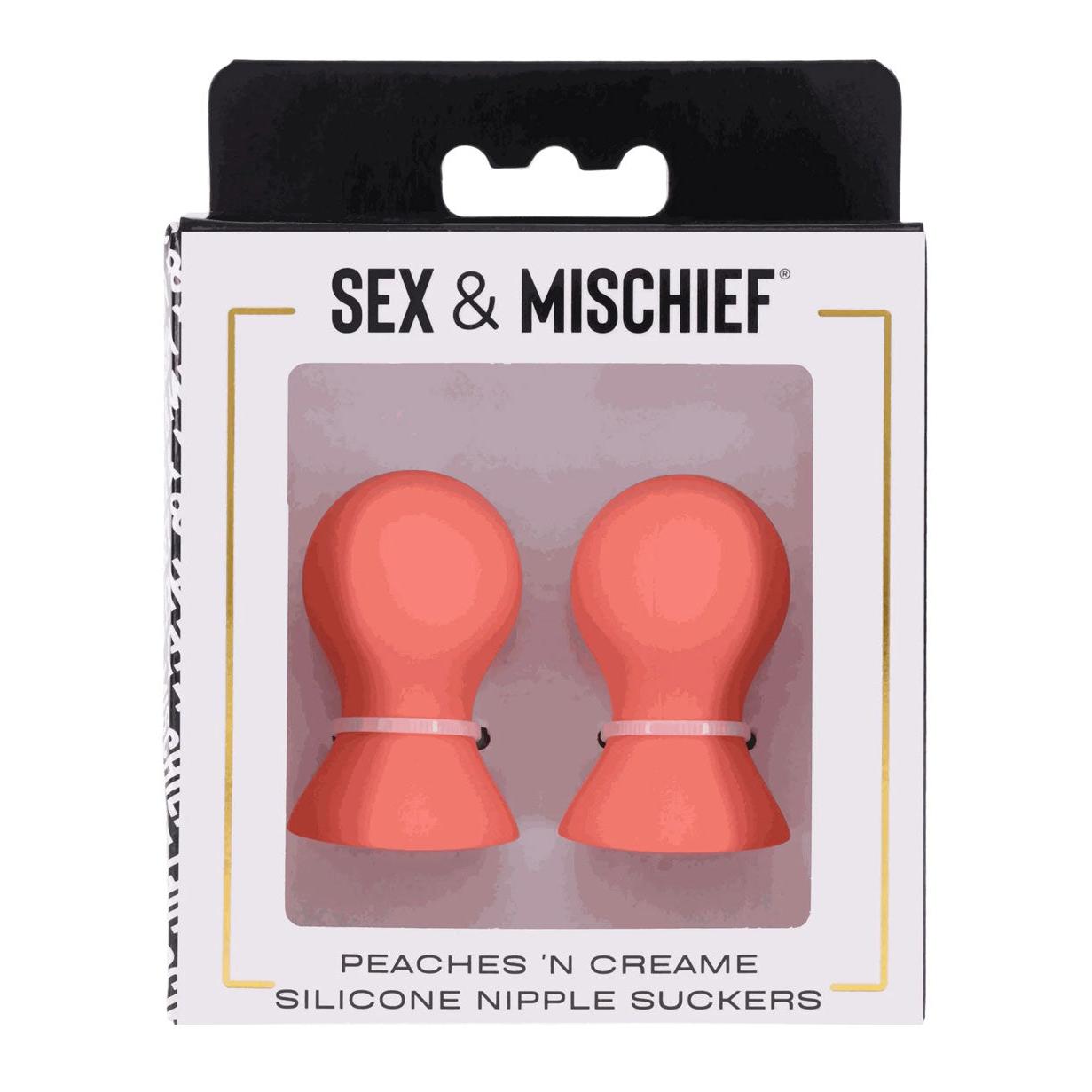 Peaches 'N Creame Silicone Nipple Suckers - Peach