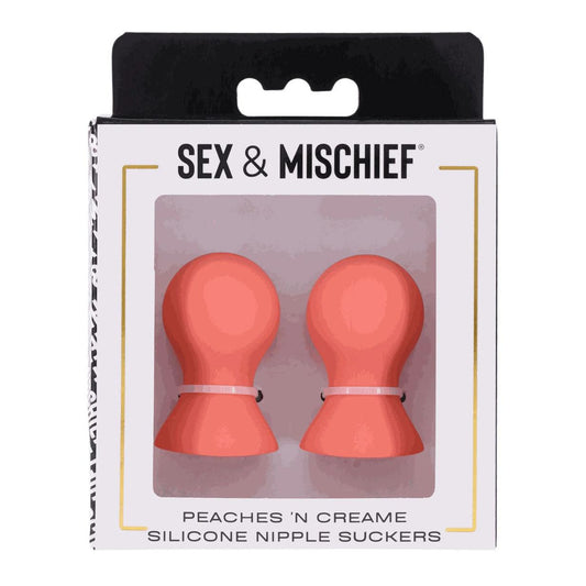 Peaches 'N Creame Silicone Nipple Suckers - Peach