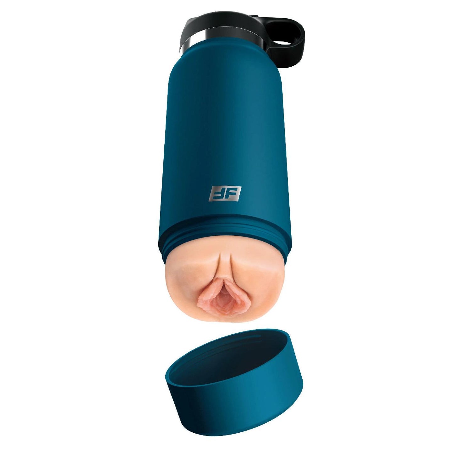 \"Fuck Flask - Private Pleaser - Blue Bottle - Light PDRD627-21\"