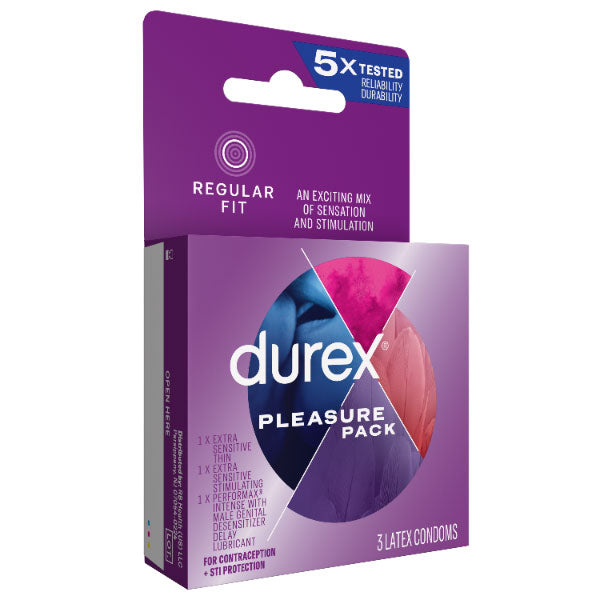 Durex Pleasure Pack - 3 Pack