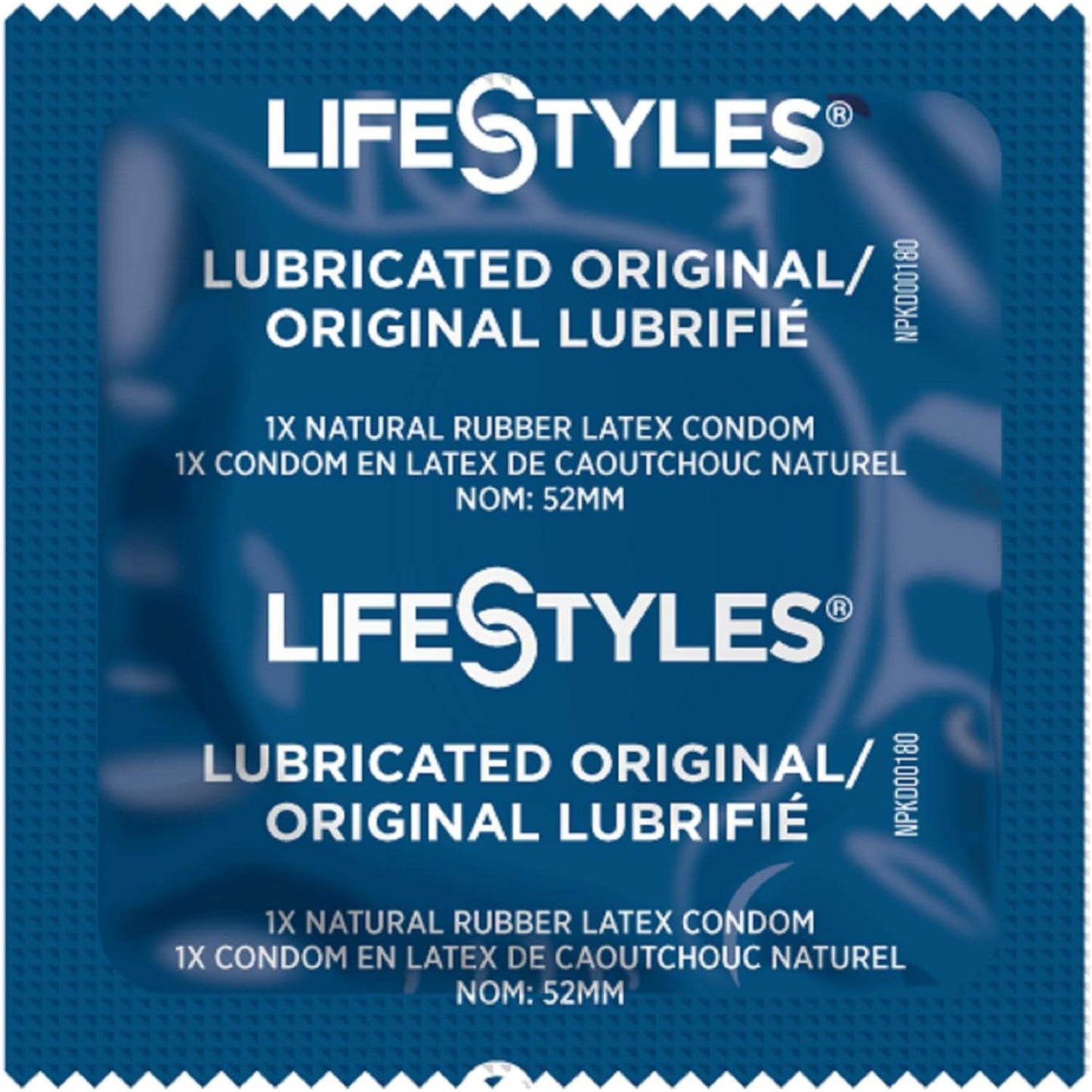Lifestyles Lubricated - 1000 Piece Case - Bulk