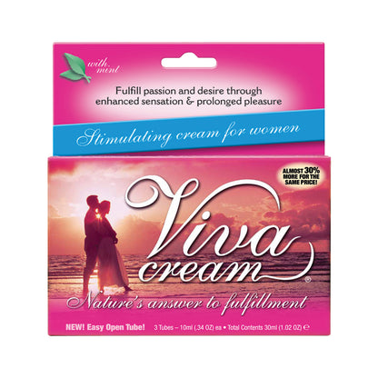 \"Viva Cream - 3 Count Box - 10ml Tubes MD-VC3MT\"