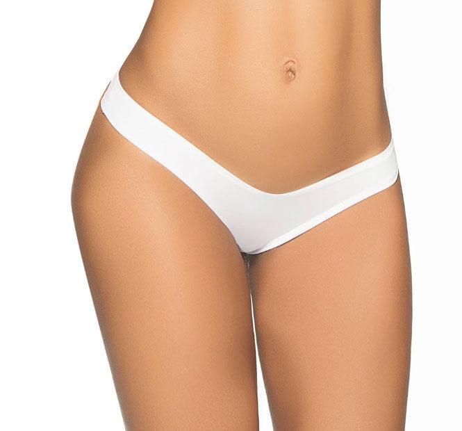 Flattering Mini Srunchy Panty - Small/medium - White GE-3015WHTSM
