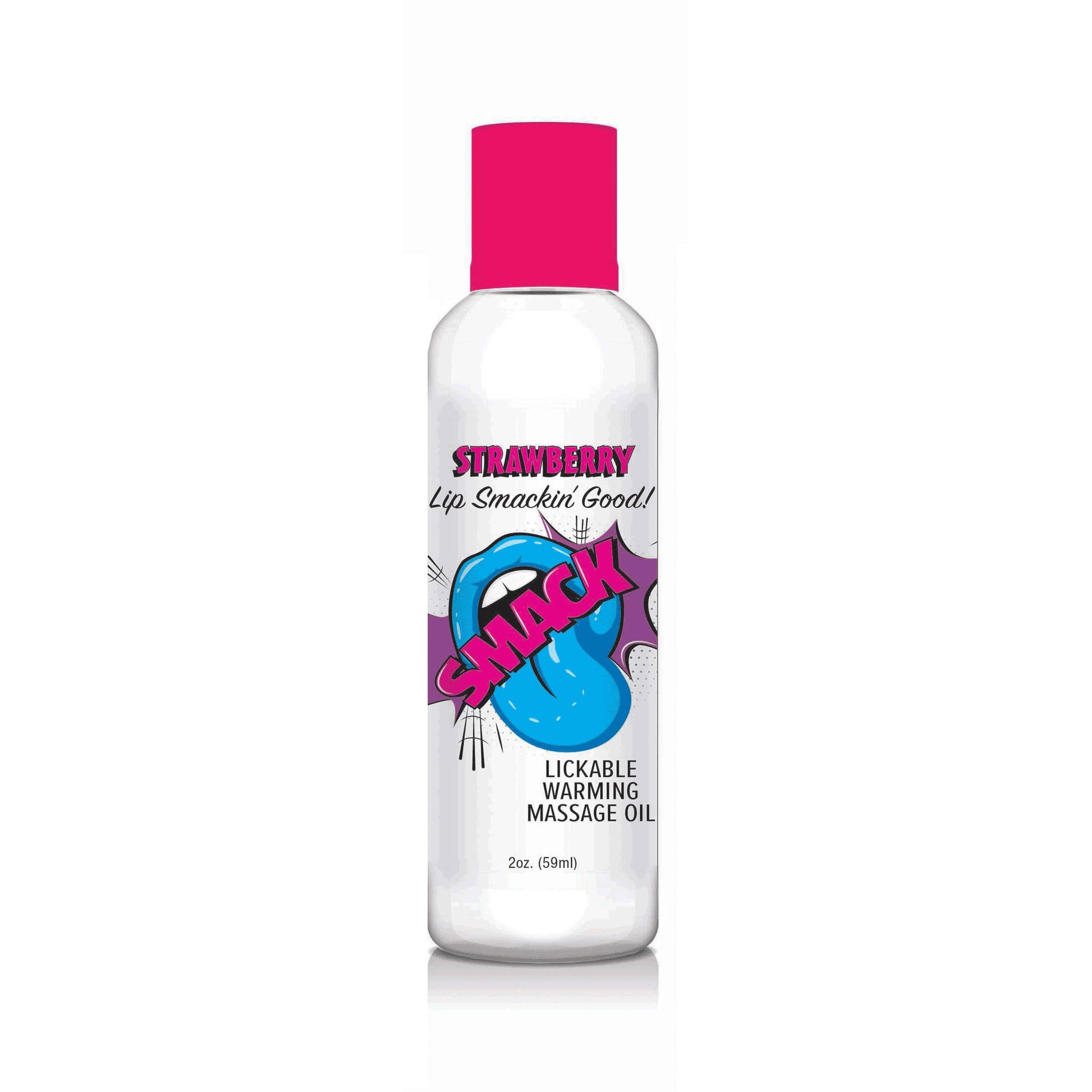\"Smack Warming and Lickable Massage Oil - Strawberry 2 Oz LG-BT409\"