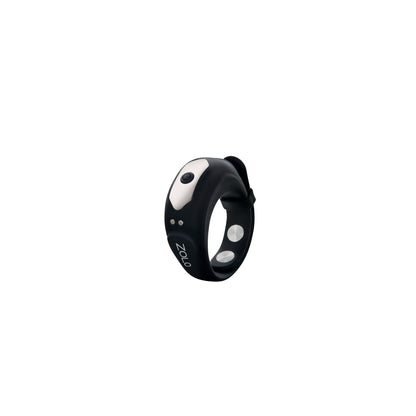 \"Zolo Fit Rite Vibrate Cock Ring with Snaps - Black X-ZO-6071\"