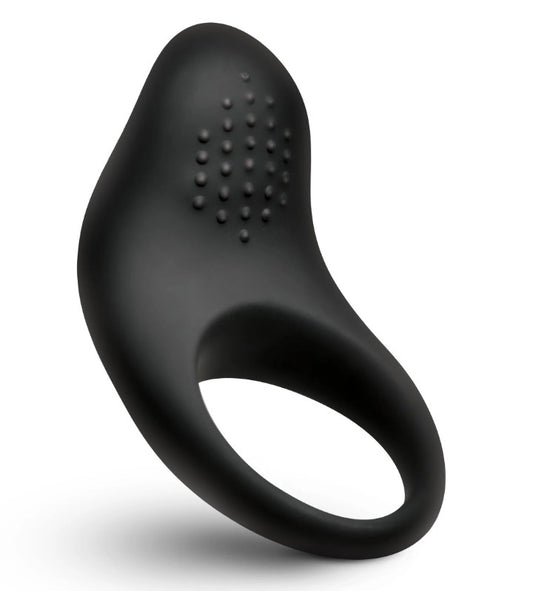 Vibrating Silicone Cock Ring - Black BNG-AH884
