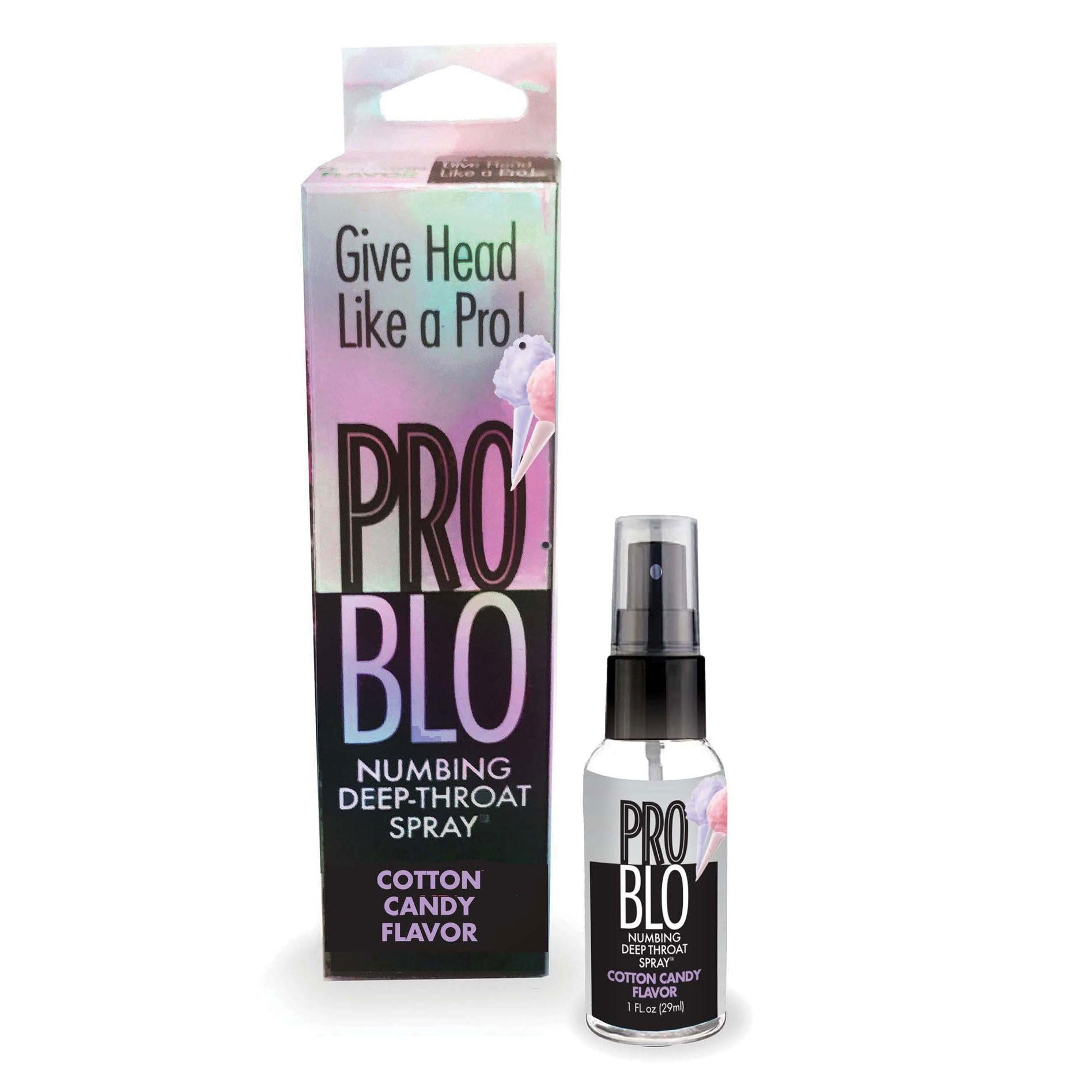 \"Pro Blo Throat Numbing Spray 1oz - Cotton Candy LG-BT525\"