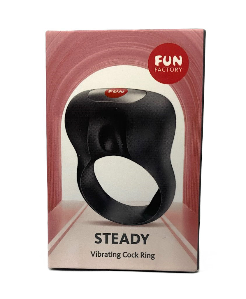 Steady Vibrating Cockring - Black
