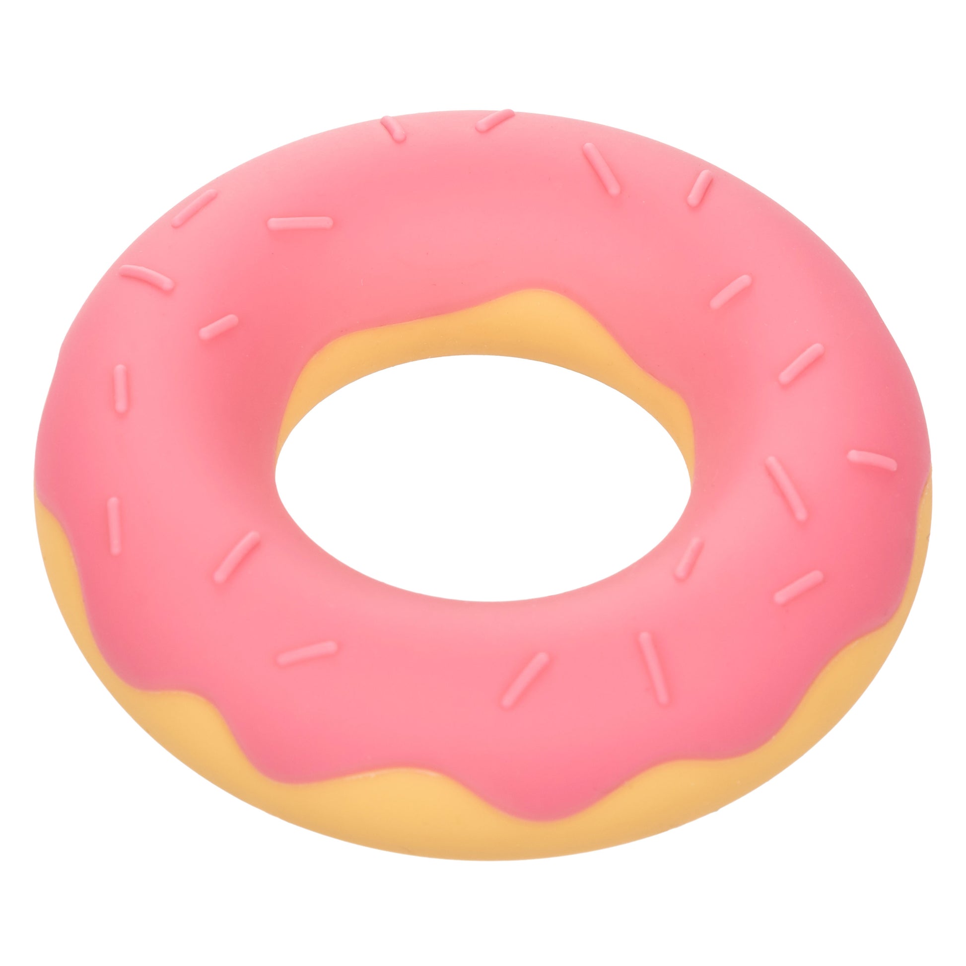 Naughty Bits Dickin Donuts Silicone Donut Cock Ring - Pink