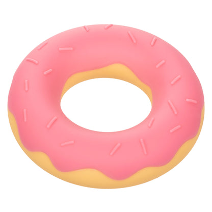 Naughty Bits Dickin Donuts Silicone Donut Cock Ring - Pink