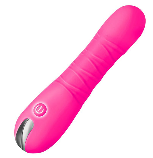 Thrusting Silicone Dildo - Pink BNG-AH784-PI