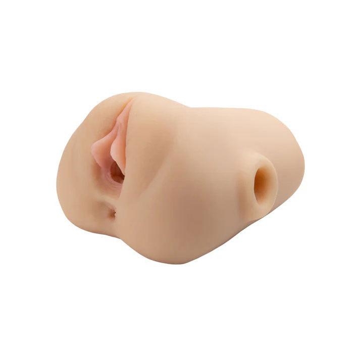 Pdx Plus Double Pounder Vibrating Squeeze Stroker - Light PDRD434-21